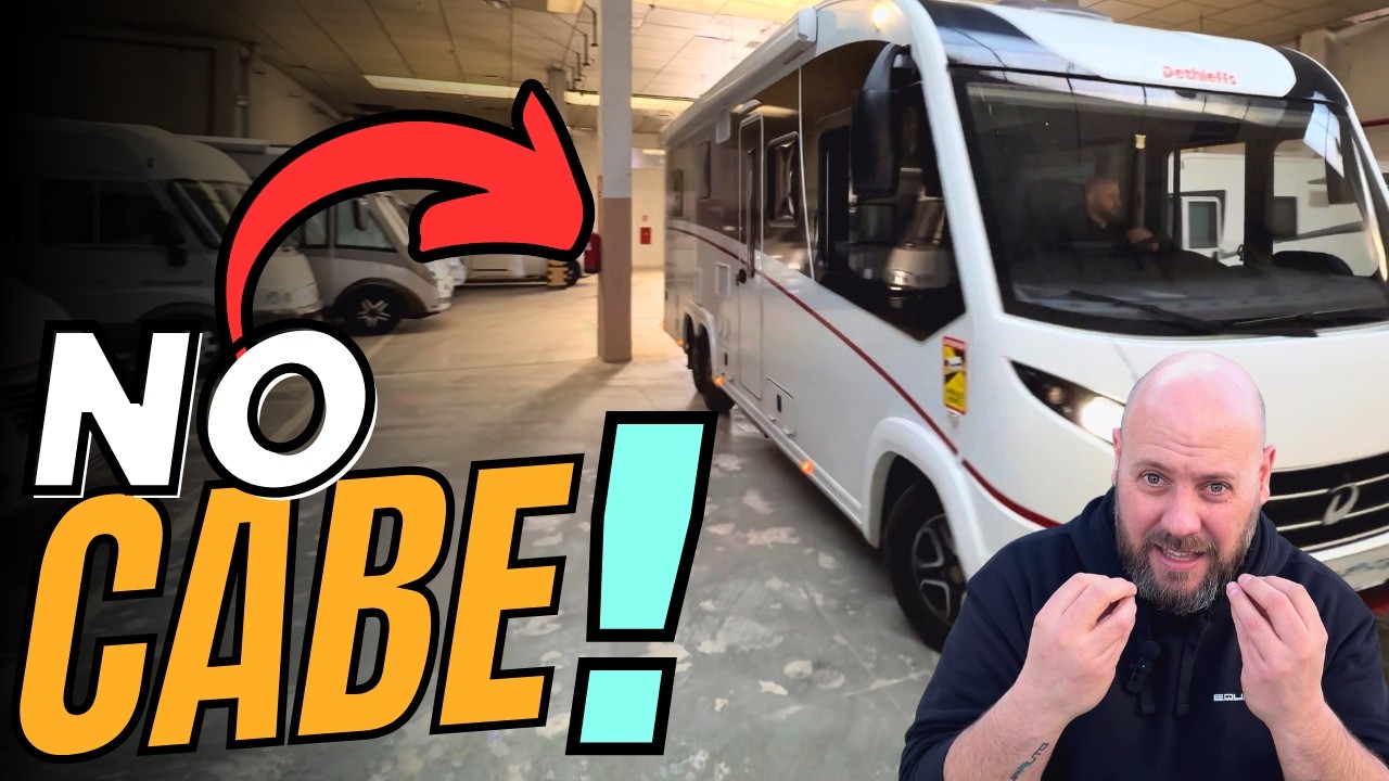 NUNCA había llevado una Autocaravana TAN Grande… y la aparqué en SOLO 1 maniobra.