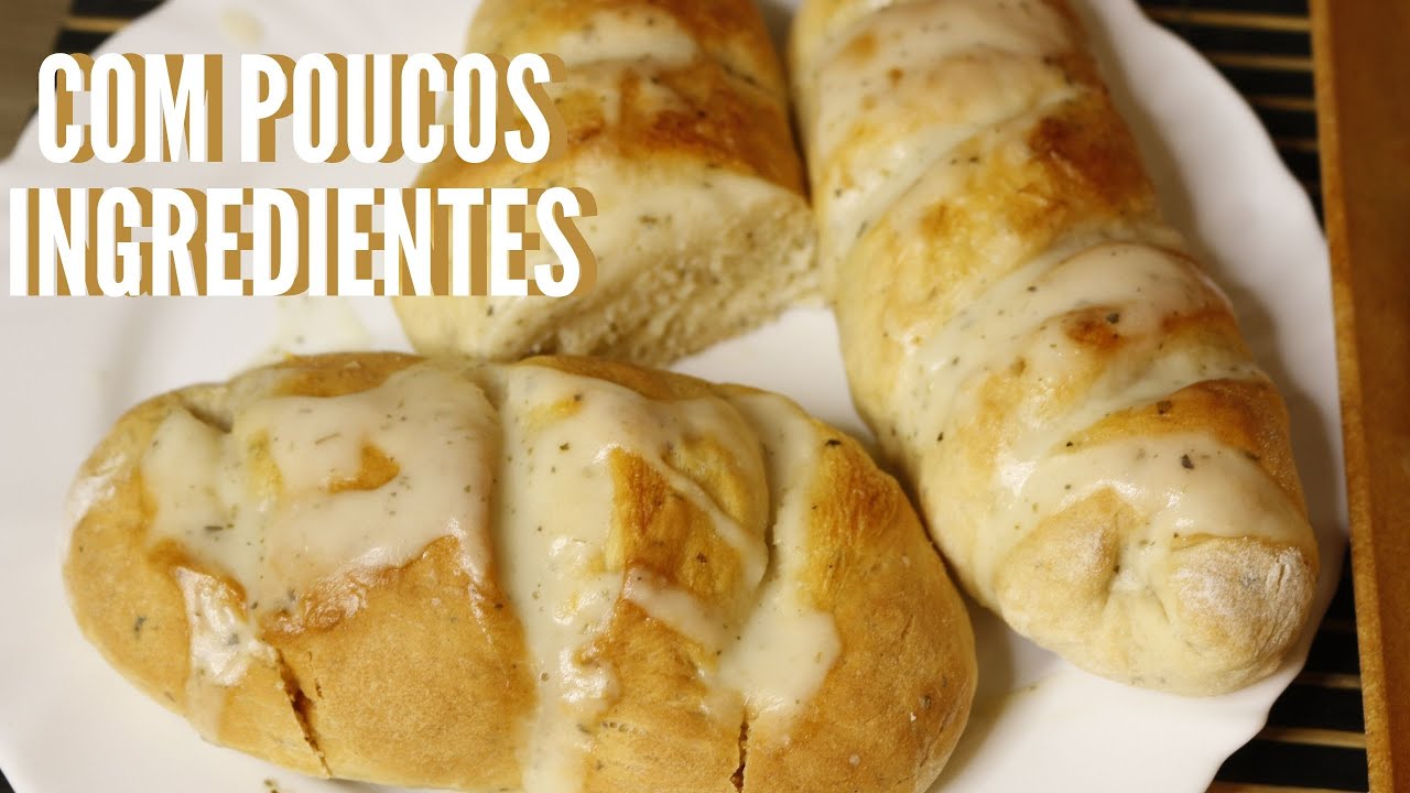 PÃO DE ALHO USANDO POUCOS INGREDIENTES! Muito fácil! - YouTube