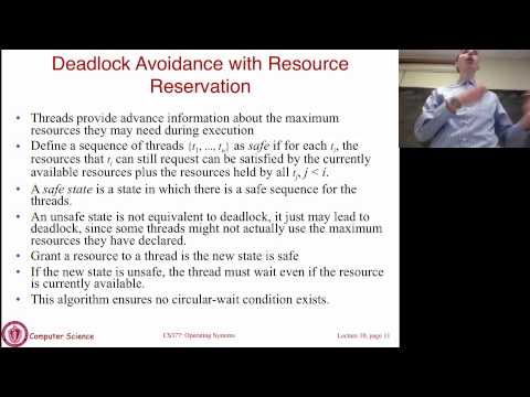 Lecture 10: Deadlocks