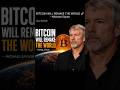 Michael Saylor’s Bold Prediction on the Future of Money & Global Wealth 💰🌍 #coinwire #crypto