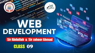 Website Development Course | Class # 09 | Sir Zahoor Ahmad