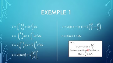 calcul intégral : Linéarité