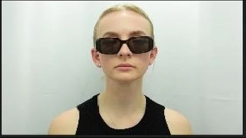 Woman model wearing Prada PR17WS 2AU8C1 Sunglasses