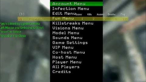 Call Of Duty 4: Mod Menu (Cynder