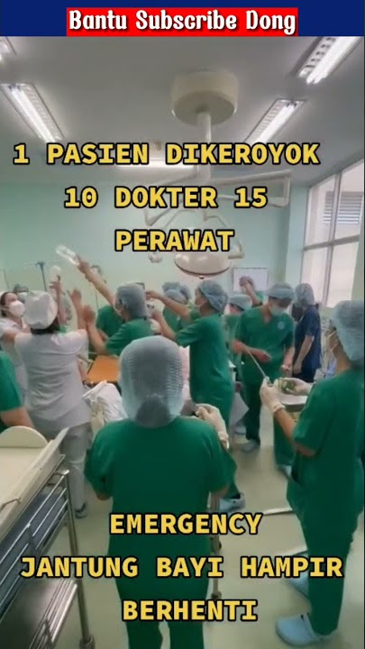 Video viral 1 Pasien 10 Dokter 15 Perawat #shorts