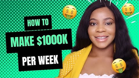 Earn $1000/Week: Step-by-Step Guide!
