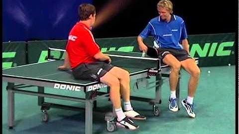 DONIC Legends Jan Ove Waldner and Jörgen Persson