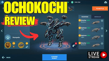 Insane! Ochokochi Shotgun Review (War Robots) Update 9.4 Justice Hunt + Giveaway Winners #WarRobots