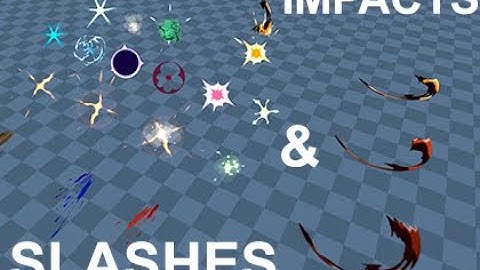Stylized Impacts & Slashes Effects | Unity 3d assets