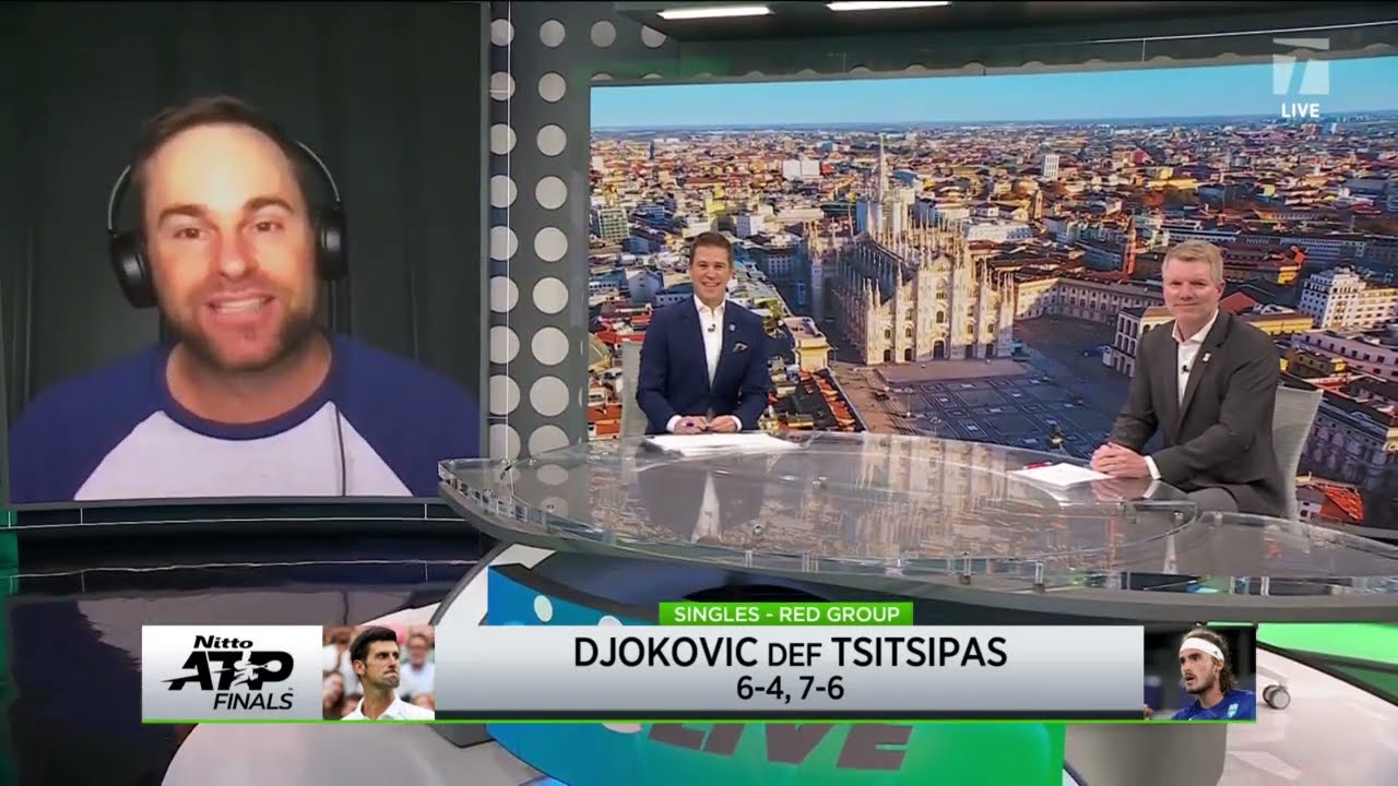 Tennis Channel Live Novak Djokovic Topples Stefanos Tsitsipas, 2022 ATP Finals Round Robin