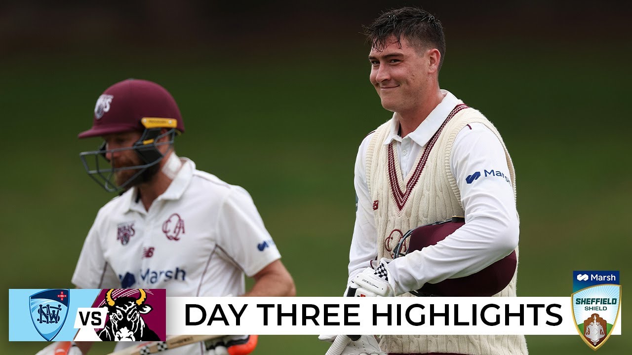 NSW on the ropes following massive Renshaw-Neser stand | Sheffield Shield 2022-23