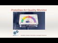 ProtoStax Air Quality Monitor - w/ Raspberry Pi, ProtoStax Enclosure, micro-servo, RGB LED &amp; Python