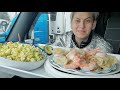 Собаку натравили на него,а он еще должен был извиниться,MUKBANG- Салат Пельмени Креветки,lorausa,128