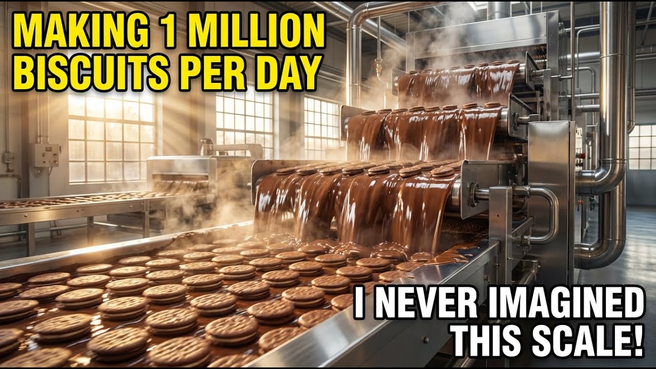 I Never Imagined How Sandwich Biscuits Are REALLY Made 🍪 | Largest Factory Tour Ever