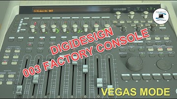 DIGIDESIGN 003 FACTORY CONSOLE - VEGAS TEST MODE.