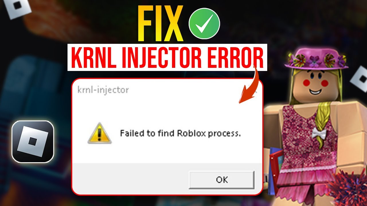 How To Fix “Failed to Find Roblox Process” KRNL Injector Error 