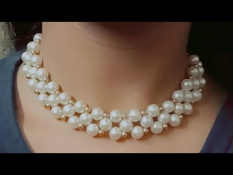 how to make trendy necklace//necklace DIY 