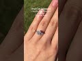 Three-stone oval ring