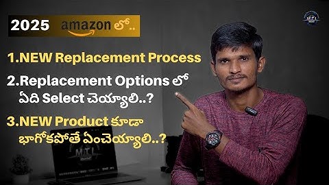 How To Replacement Amazon Products in Telugu | 2025 Full Process