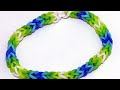 Loom bands double chain bracelet