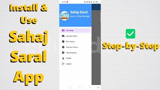 Sahaj Saral Mobile App 📱 Full Guide | Install, Login, Features & Logout (2025) screenshot 4