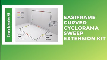 EASIFRAME®️ CURVED CYCLORAMA  SWEEP EXTENSION KIT