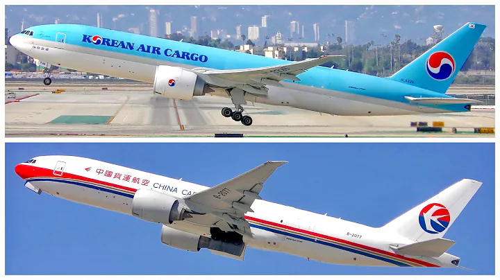 [4K] 2 CARGO BOEING 777 DEPARTURES AT LAX - PLANE SPOTTING - SEPTEMBER 2019