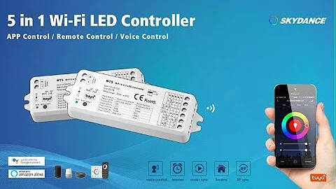 WT5 Wi-Fi & RF LED Strip Controller |App control/Voice control/ RF Remote control