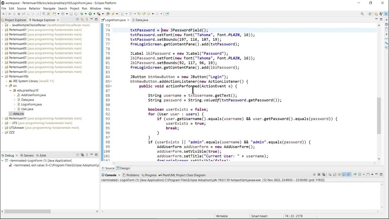 Dasar dasar pemrograman dengan java file input output youtube