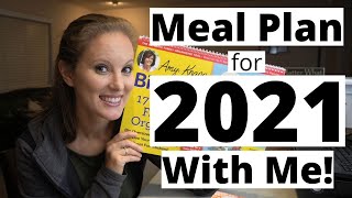 How I MEAL PLAN for the WHOLE YEAR in less than 3 Hours | MEAL PLAN for 2021 with me!