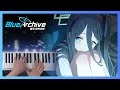 Relaxing "Alice's Theme" Piano Play / 'Someday Sometime' Blue Archive Memorial BGM Piano Performance