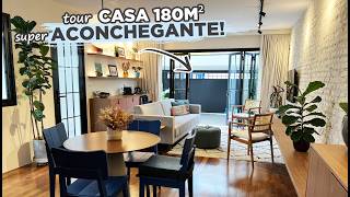 TOUR por uma CASA INCRÍVEL super ACONCHEGANTE com uma COZINHA dos SONHOS | Gaby Garciia