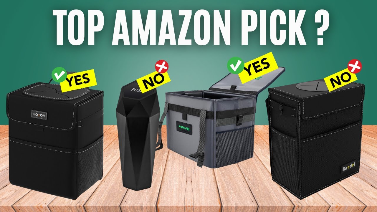 TOP 5 Best Car Trash Can Review [ Best selling product ]