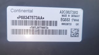 2018 Jeep Wrangler JK Transmission Control Module TCM Location and Removal