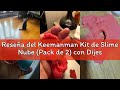 Reseña del Keemanman Kit de Slime Nube (Pack de 2) con Dijes de Sandía Roja y Menta – Slime Aromátic