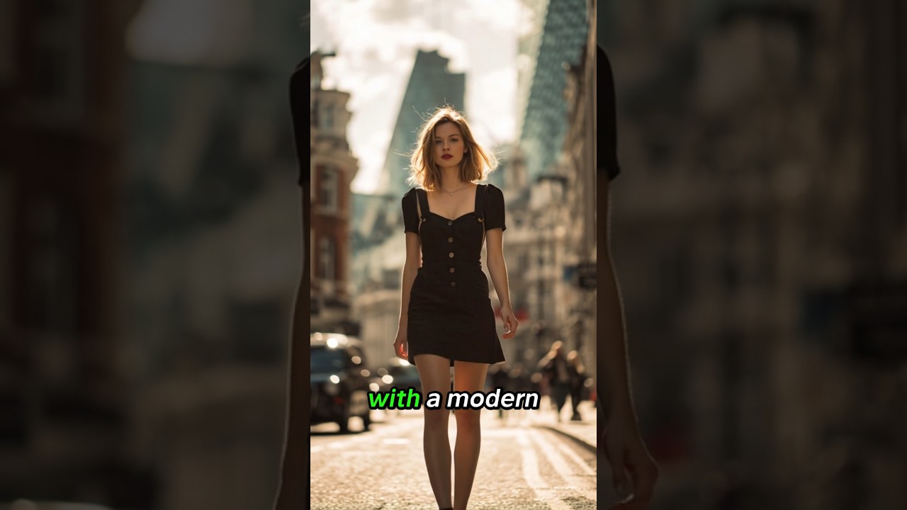 Modern Pinafore Dress Style in London | Street Fashion Look