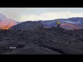 Klauea volcano  lava scenes from fissure 8