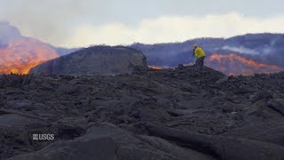 Kīlauea Volcano — Lava Scenes From Fissure 8