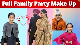 Full Family Party Make Up | RS 1313 VLOGS | Ramneek Singh 1313