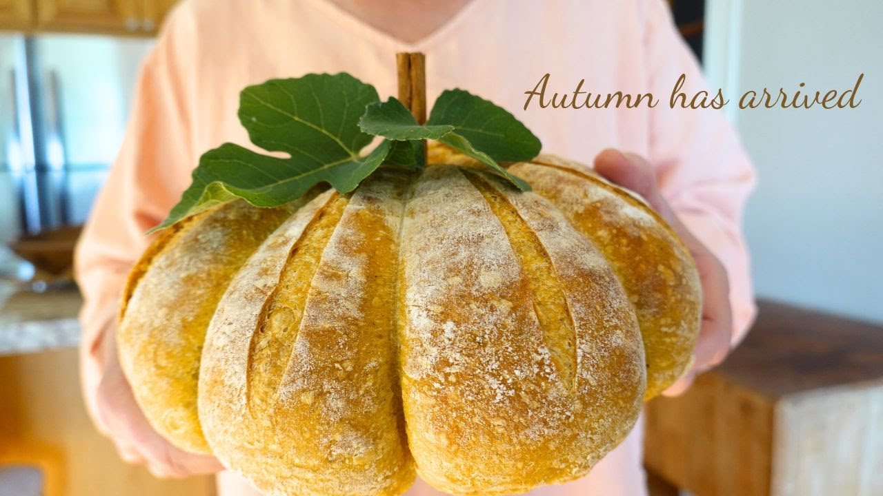 How To Make Pumpkin Shaped Sourdough Bread