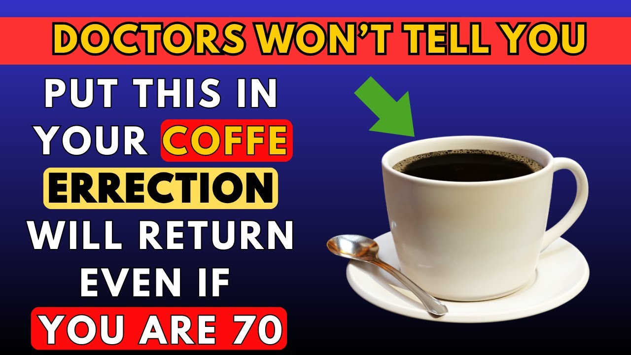Doctor Reveals: Why Men Over 50 Lose Erections — And the Coffee Fix