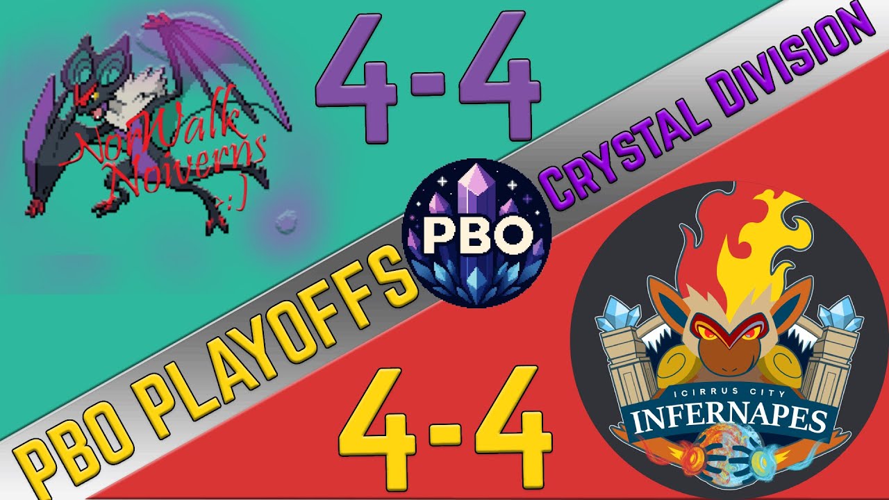 Pokémon Draft League | Norwalk Noiverns VS Icirrus City Infernapes | S9 Crystal Semi-Finals | PBO