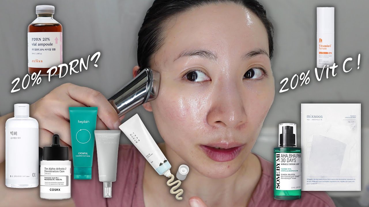 敏感肌如何溫和的深層清潔 | 超多厲害的新產品分享 |20%PDRN | 20% Vitamin C | How to gently and deeply cleanse sensitive skin