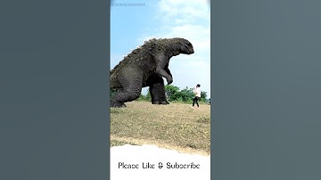 Godzilla Attack Video Editing 🔥🔥 | #vfx #godzilla #shorts