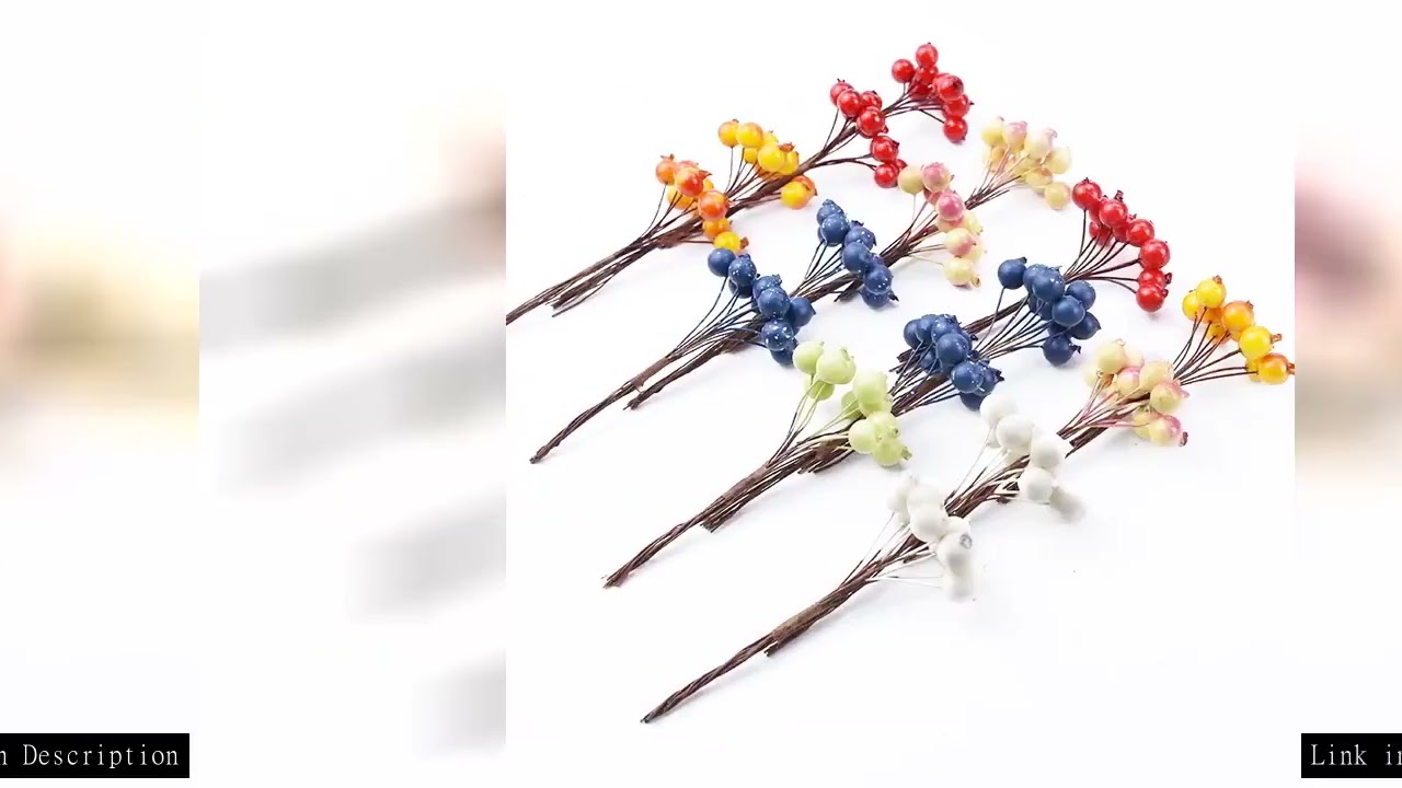 20pcs/50pcs Artificial Flower pomegranate diy Gift candy box Christmas festival party Home vase Deco