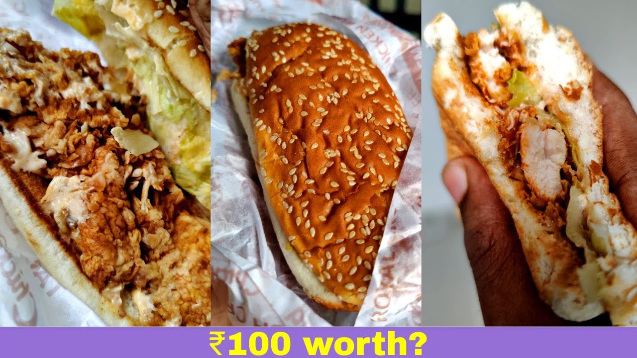 Chicken Strips Burger ChicKing YouTube