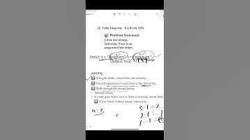 VALID ANAGRAM – LeetCode #242 #leetcode  #code #algorithm #data #interview #question