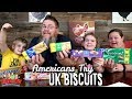 Americans Try UK Biscuits ||  Foreign Food Friday