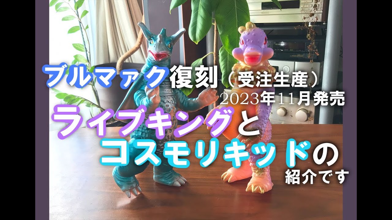 2023年11月ブルマァク受注生産品ライブキングとコスモリキッドを買い 