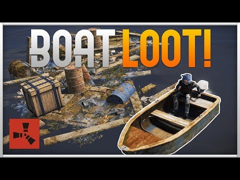 SkiingING on BOATS For EASY LOOT! - Mining equipmentt Duo Survival